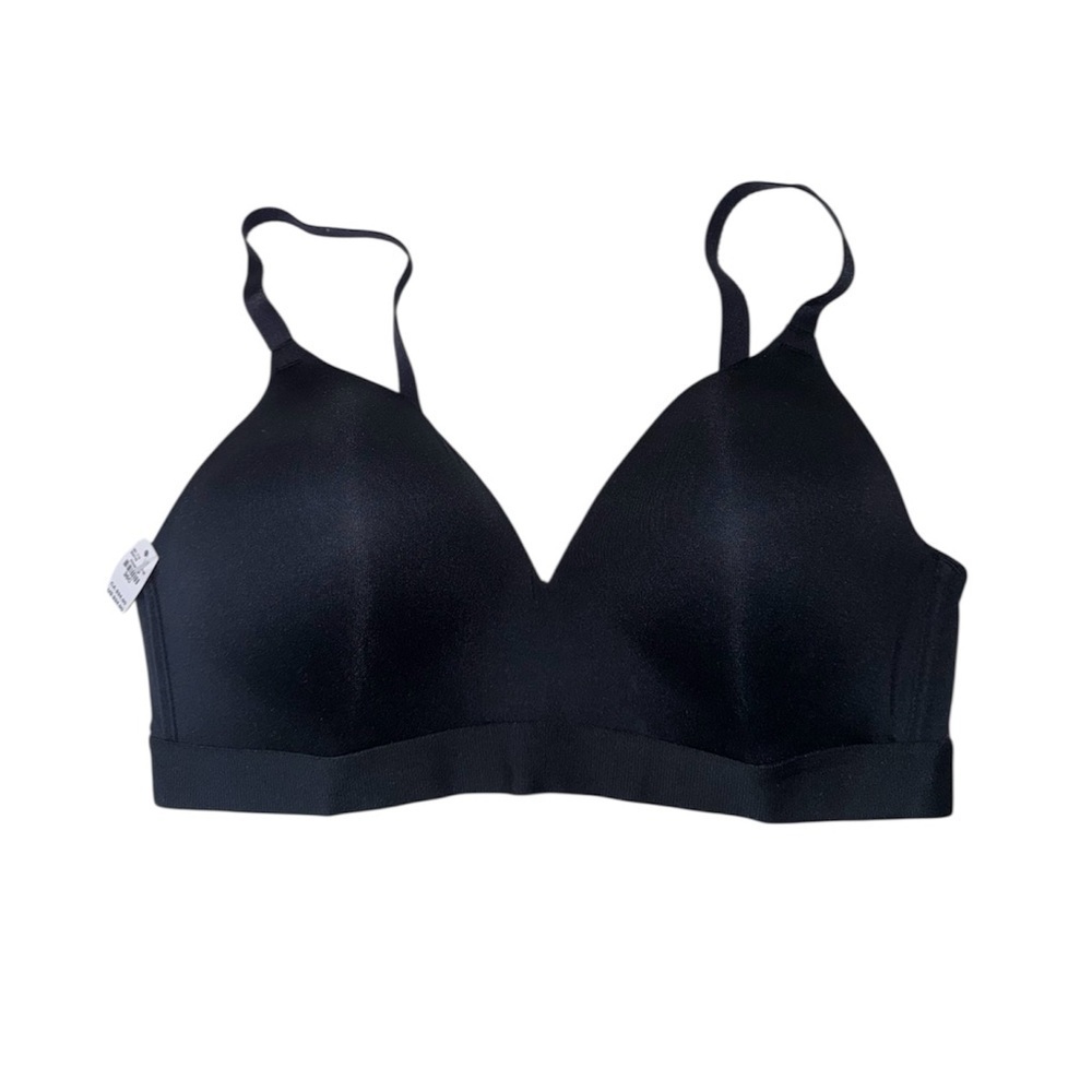 Maurices SmoothBliss Wireless Full Coverage Bra Solid Black NWT 36C Women’s